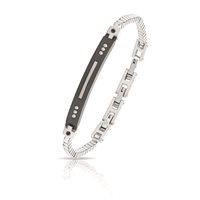 Bracciale Arkano Uomo VANITY in Acciaio Zirconia BA01NB - BA01NB